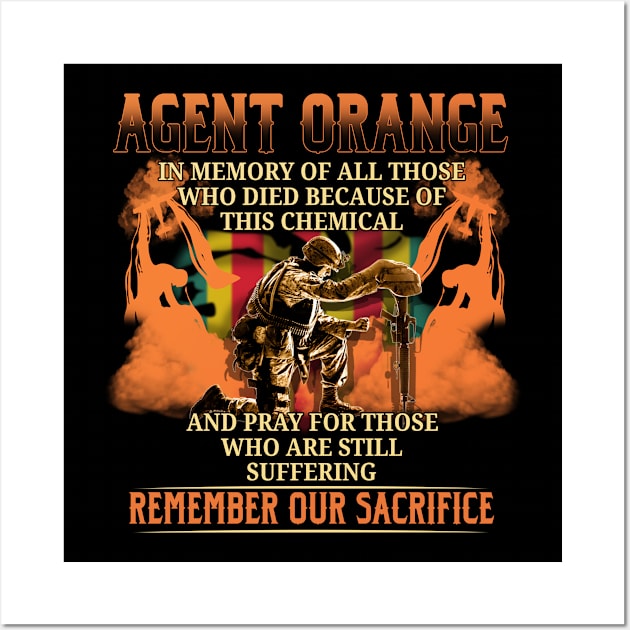 Agent Orange Wall Art by addisonhwolf